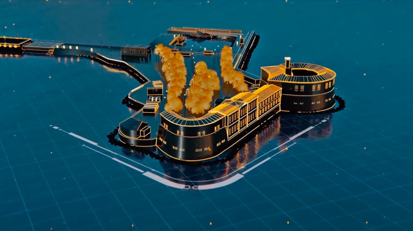 3D-визуализация «Кронштадт. Остров фортов»